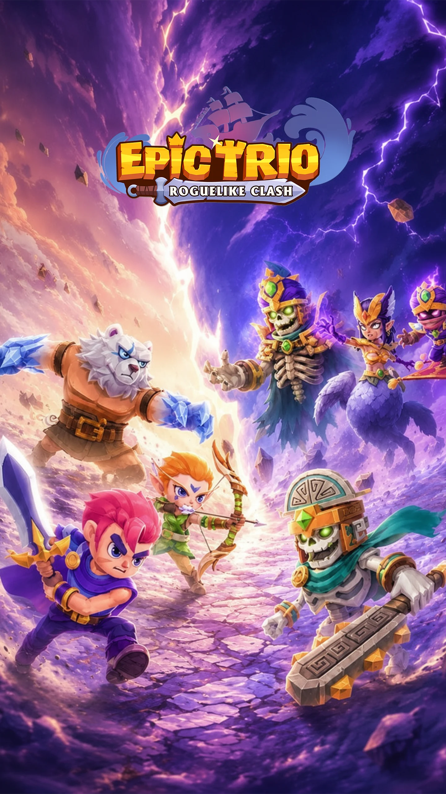 Epic Trio: Roguelike Clash screenshot